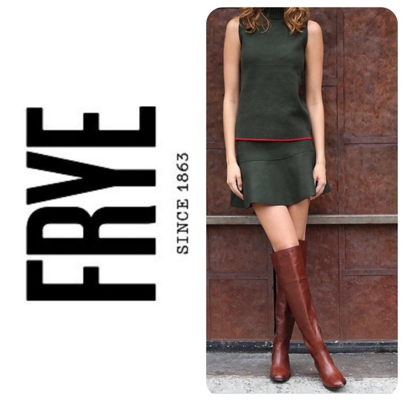 Frye Shoes - Frye Clara OTK Leather Slouch Boots, 6 - NWT